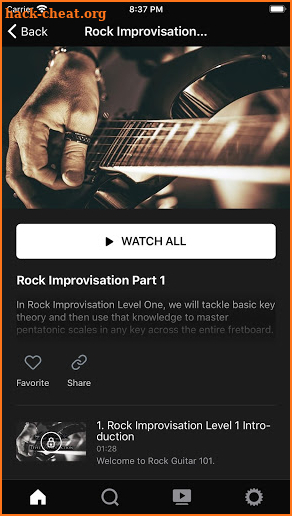 Guitar Lessons 365 Academy screenshot
