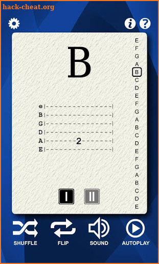 Guitar Notes Flash Cards (Improve Note Reading) screenshot