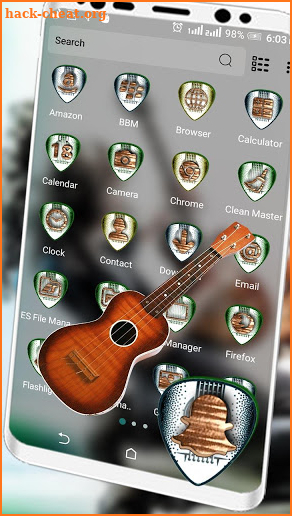 Guitar Rockstar Launcher Theme screenshot