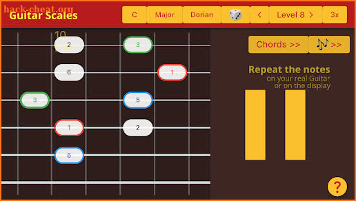 Guitar Scales by Ear screenshot