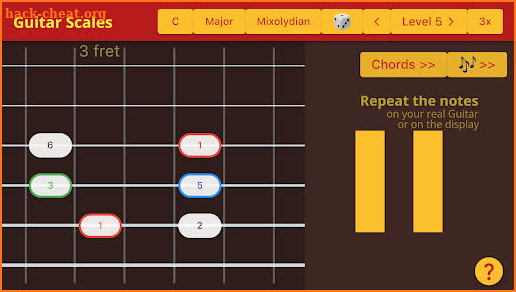 Guitar Scales by Ear screenshot