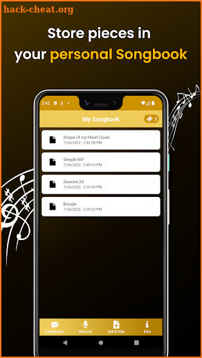 Guitar2Tabs - Note Recognizer screenshot