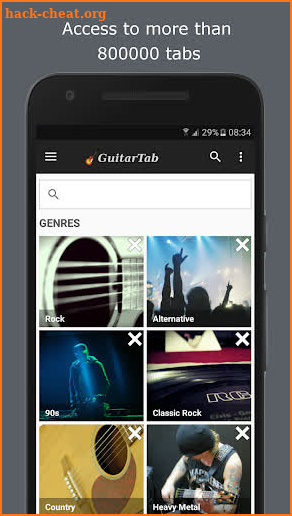 GuitarTab - Tabs and chords screenshot