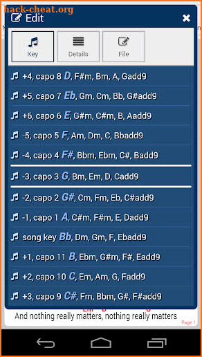 GuitarTapp ChordPro screenshot