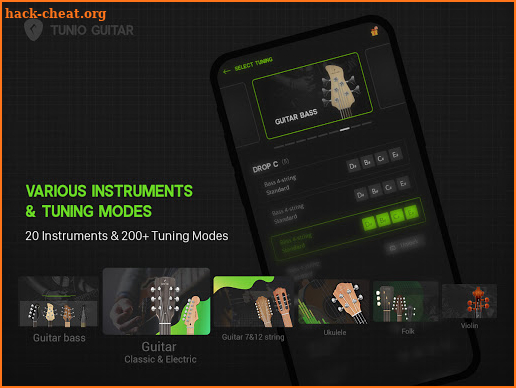 GuitarTunio – Guitar Tuner screenshot