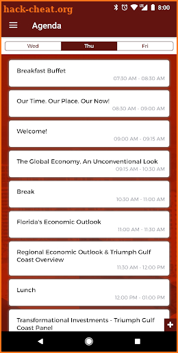Gulf Power Economic Symposium screenshot