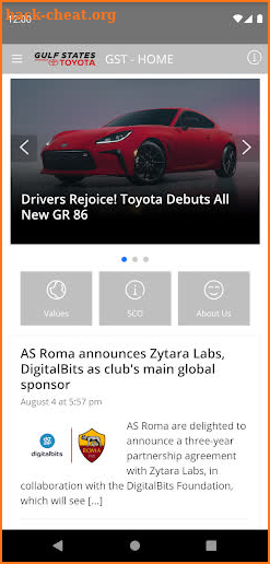 Gulf States Toyota screenshot
