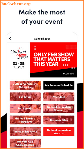 Gulfood connexions screenshot