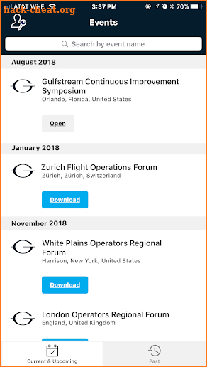 Gulfstream Global Events screenshot