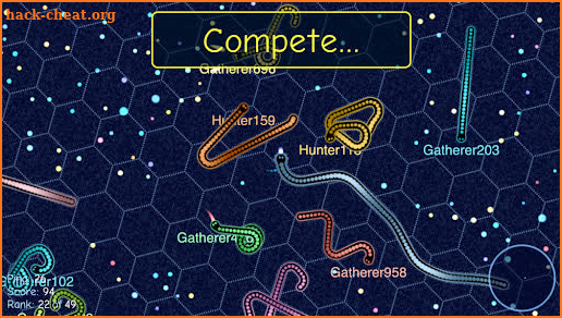 Gulper.io • Multiplayer Snake Game screenshot