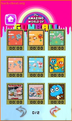Gumball Sliding puzzle :slide puzzle game for kids screenshot