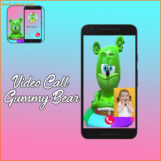 Gummy bear calling game screenshot