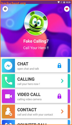 Gummy Bear Game Fake Call, screenshot