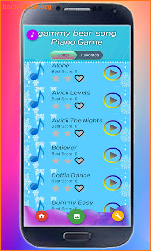 Gummy Bear Song Piano Game screenshot