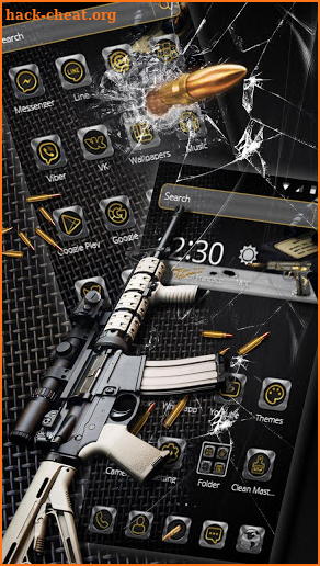 Gun Bullet Weapon Theme screenshot