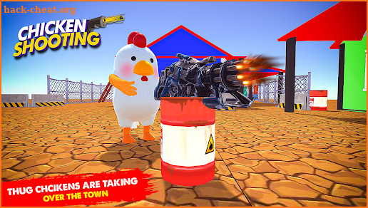 Gun Chicken Shooter War Game screenshot