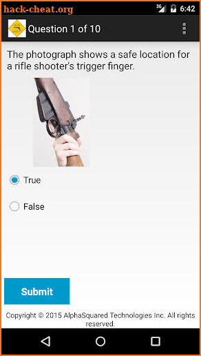 Gun Safety Test screenshot
