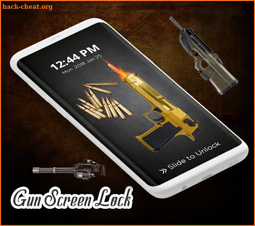 Gun Shooting Lock Screen - Gun Lock Screen screenshot