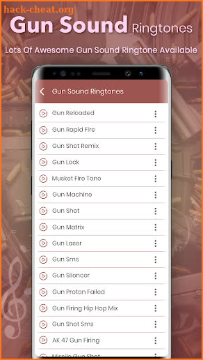 Gun Sound Ringtone screenshot