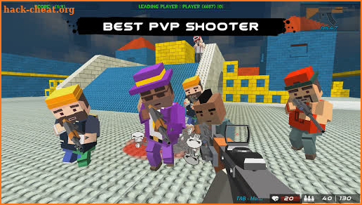 GunGame shooting warfare: blocky gangster screenshot