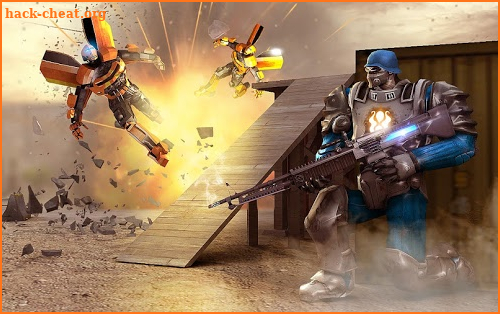 Gunner vs Robots Grand War-Royale Battlefield screenshot