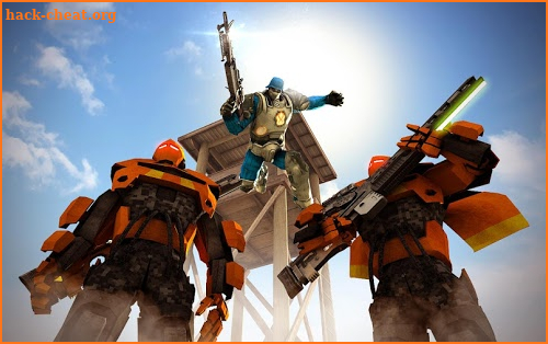 Gunner vs Robots Grand War-Royale Battlefield screenshot