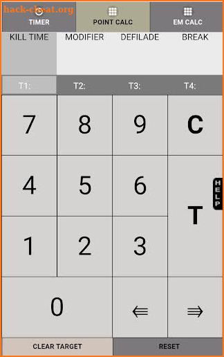 Gunnery - Timer and Calculator screenshot