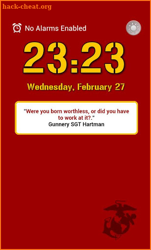Gunny Ermey's Alarm Clock screenshot