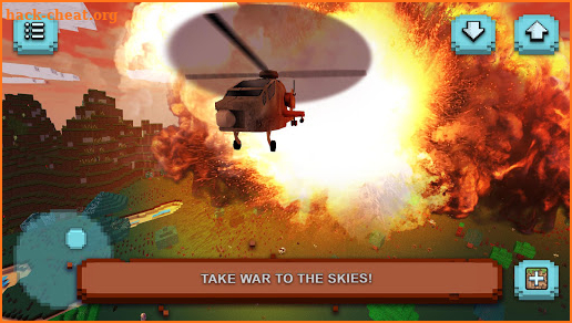 Gunship Craft: Crafting & Helicopter Flying Games screenshot