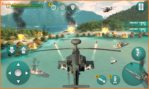 Gunship Helicopter Battle Field screenshot