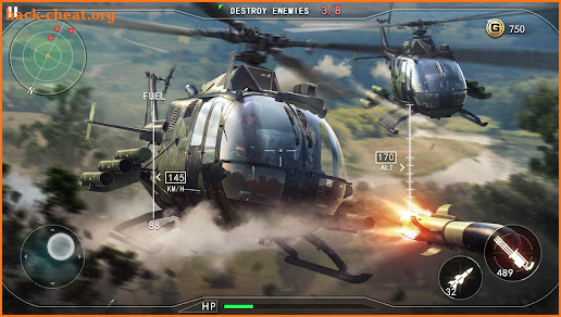 GunShipWar : Helicopter Strike screenshot
