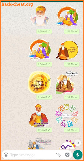 Guru Nanak Stickers for Whatsapp - WAStickerApps screenshot
