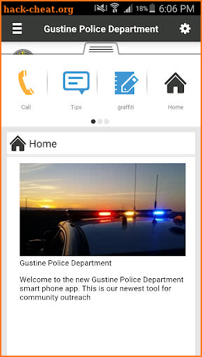 Gustine Police Department screenshot