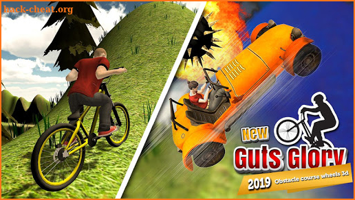 Guts glory 3d - obstacles course & Happy on wheels screenshot