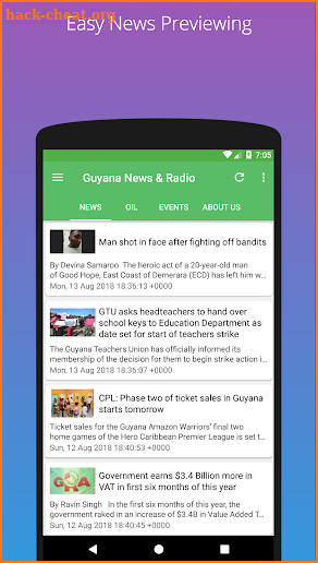 Guyana News & Radio screenshot