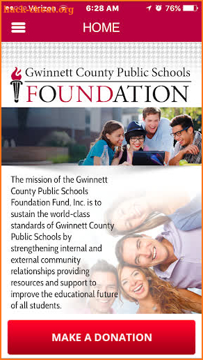 Gwinnett County PS Foundation screenshot