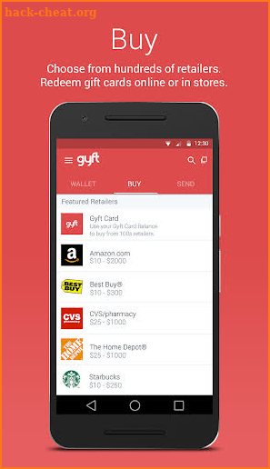Gyft - Mobile Gift Card Wallet screenshot