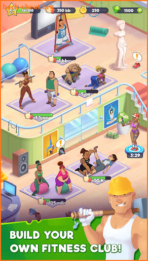 Gym Bunny - Idle clicker game screenshot