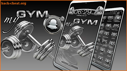 Gym Dumbbell Theme screenshot