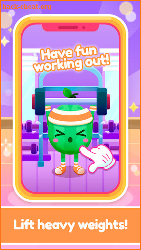 Gym Fruits Workout Kids Game screenshot