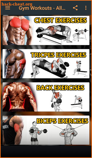 Gym Workout & Exercises Full Body screenshot