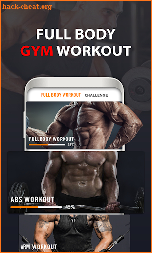 Gym workout for men:Fitness and BodyBuilding screenshot