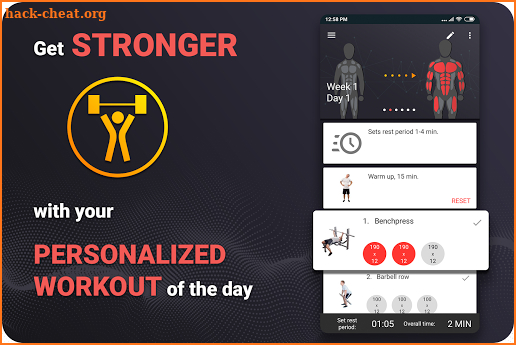 Gym Workout Plan for Weight Training screenshot