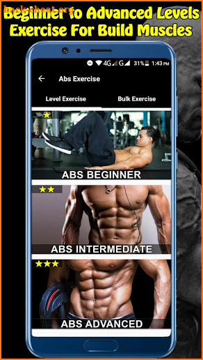 Gym Workout Pro Exercise (Fitness & Bodybuilding) screenshot