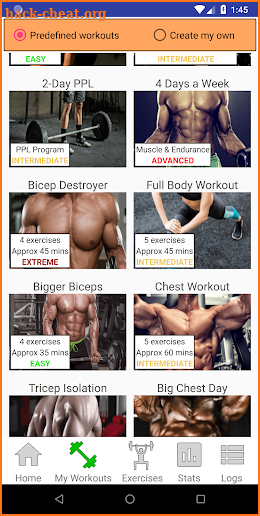 Gym Workouts screenshot