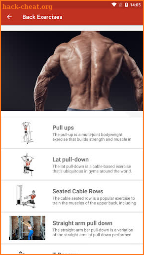 Gym Workouts Program - Fitness screenshot