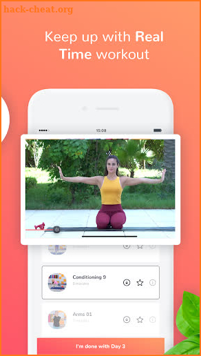 GymNadz - Women's Fitness App screenshot