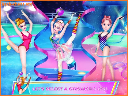 Gymnastics Dance Girl Dressup Salon Games screenshot