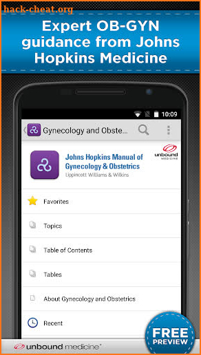 Gynecology and Obstetrics screenshot