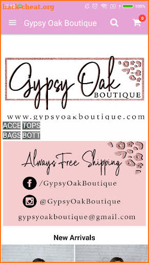 Gypsy Oak Boutique screenshot